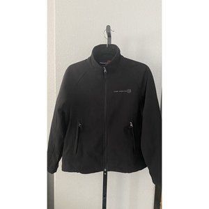 Free Country Women's Jacket Medium Black Zip Pockets Soft Shell